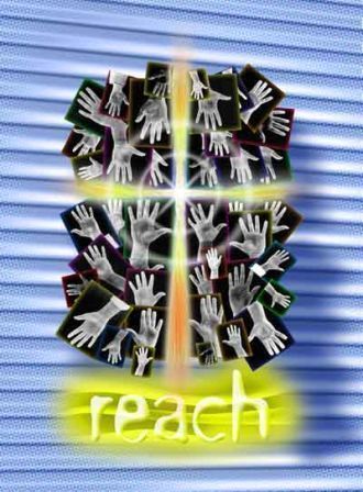 Reach, Youth Encounter's Theme for
2001-2002.  As God has reached out to us, we reach out to others with
that same love